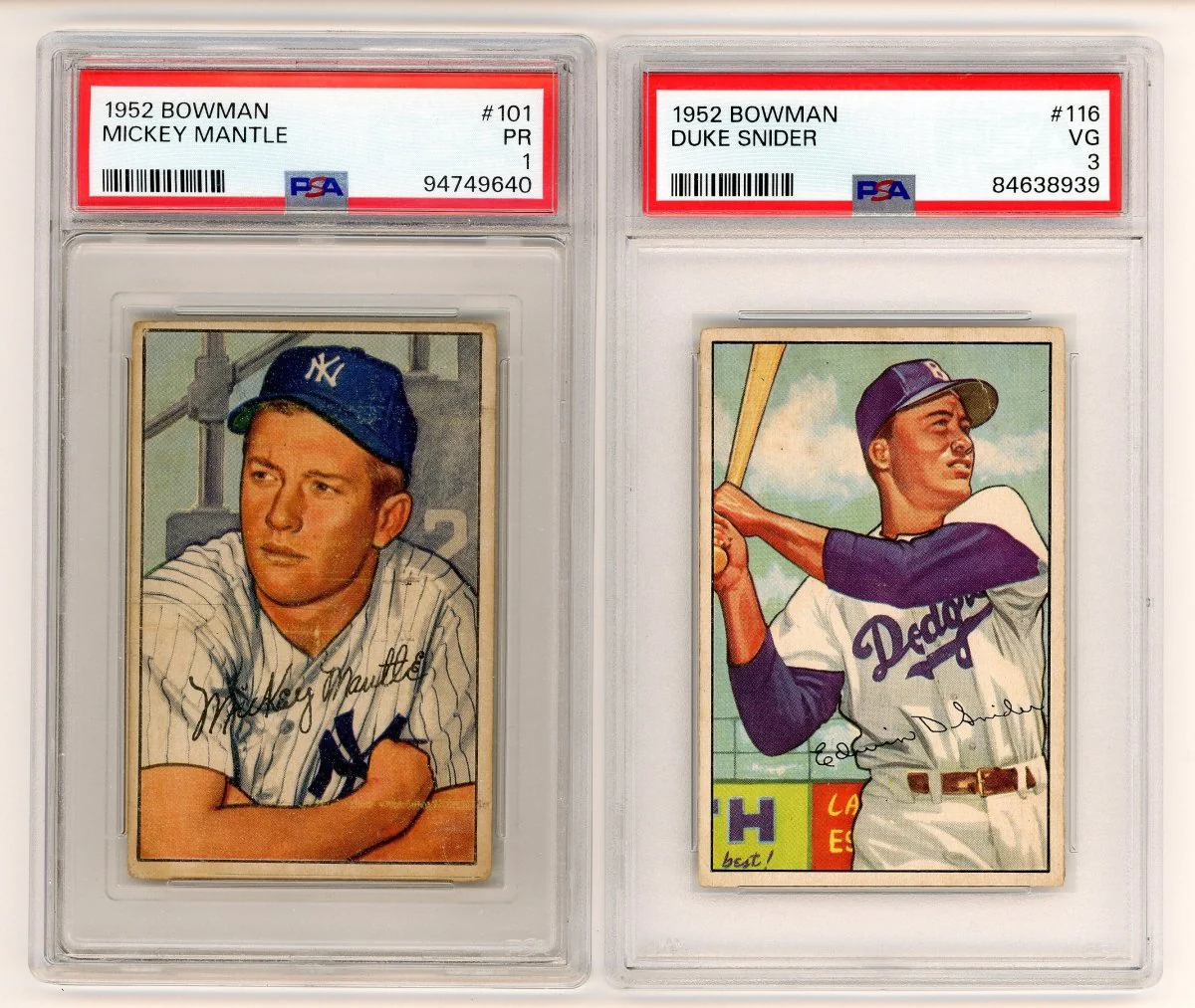 1952 BOWMAN BASEBALL COMPLETE GRADED SET BREAK - 2 GRADED CARDS PER BOX! - Image 14