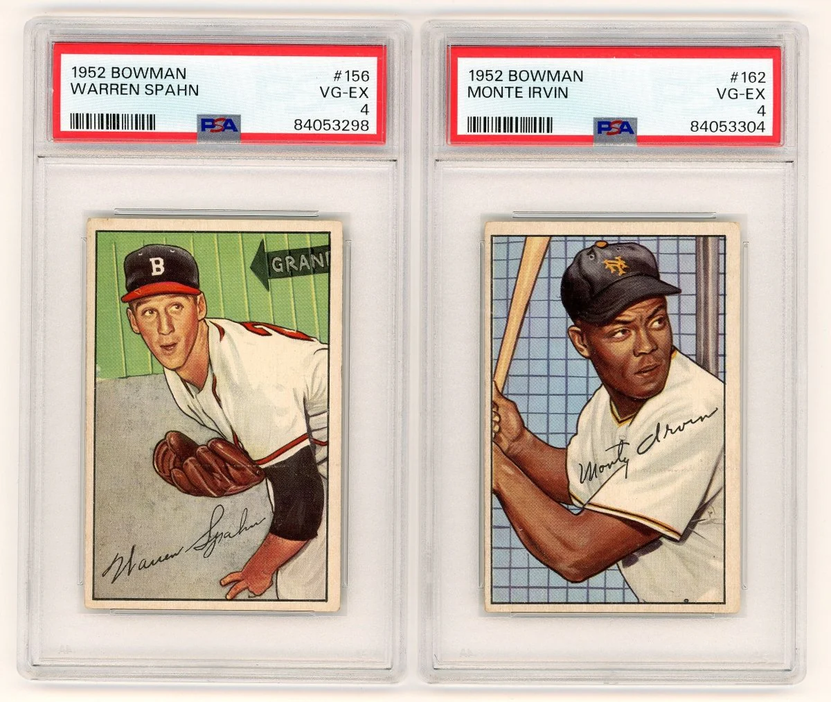 1952 BOWMAN BASEBALL COMPLETE GRADED SET BREAK - 2 GRADED CARDS PER BOX! - Image 16