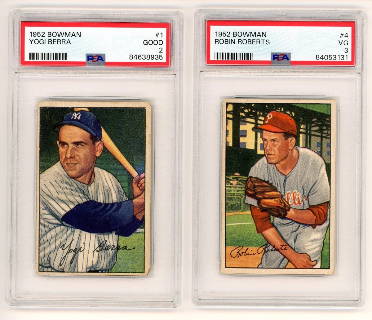 1952 BOWMAN BASEBALL COMPLETE GRADED SET BREAK - 2 GRADED CARDS PER BOX! - Image 2