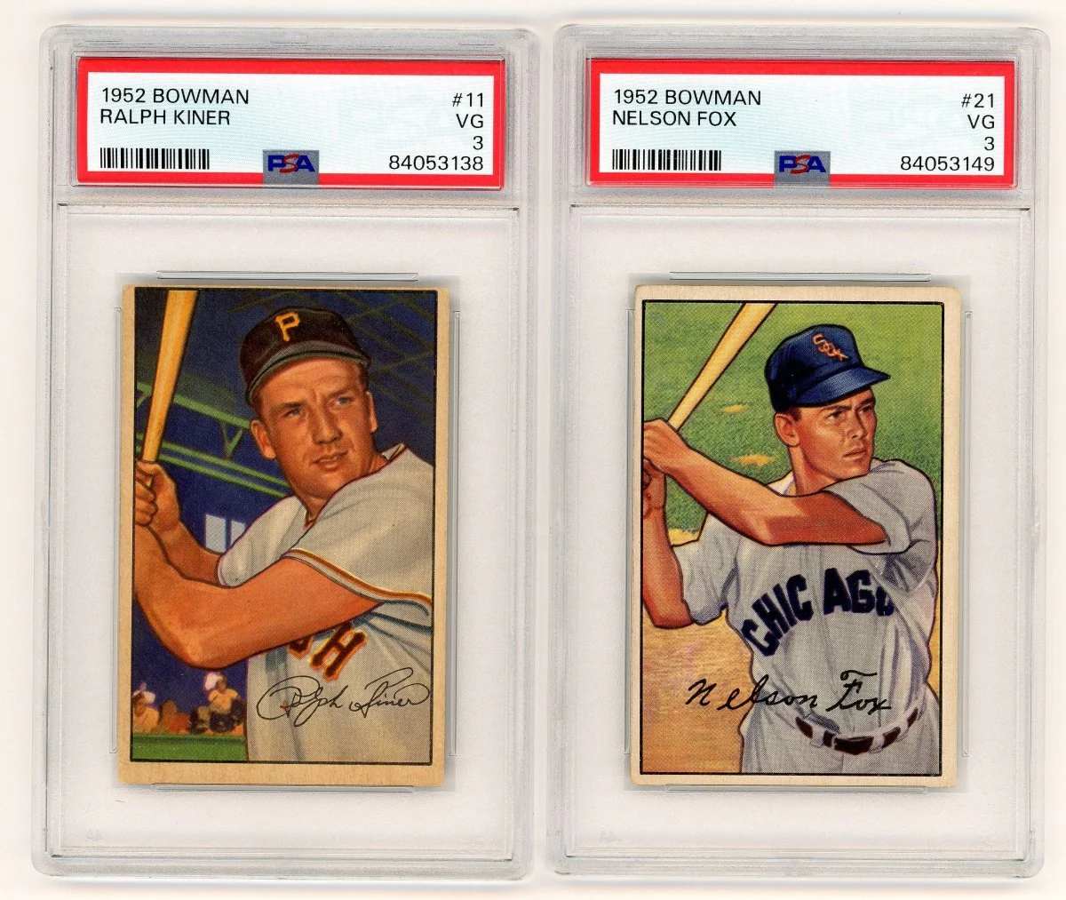 1952 BOWMAN BASEBALL COMPLETE GRADED SET BREAK - 2 GRADED CARDS PER BOX! - Image 6