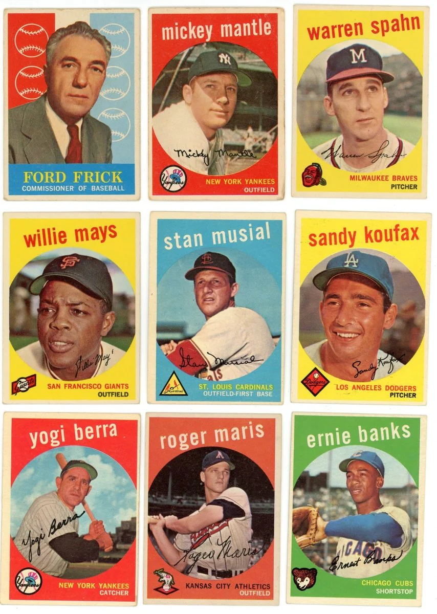 1959 TOPPS BASEBALL COMPLETE SET BREAK - 7 CARDS PER BOX! INCLUDES A HOFer AND/OR HIGH #! - Image 2