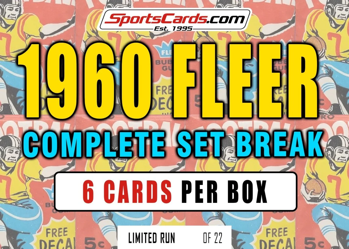 1960 FLEER FOOTBALL COMPLETE SET BREAK - 6 CARDS PER BOX! - Image 2