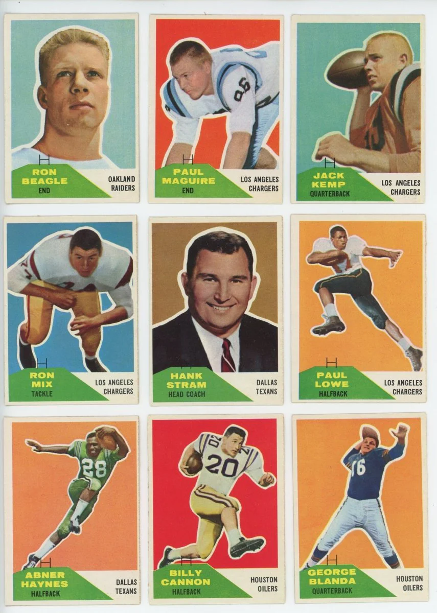 1960 FLEER FOOTBALL COMPLETE SET BREAK - 6 CARDS PER BOX! - Image 3
