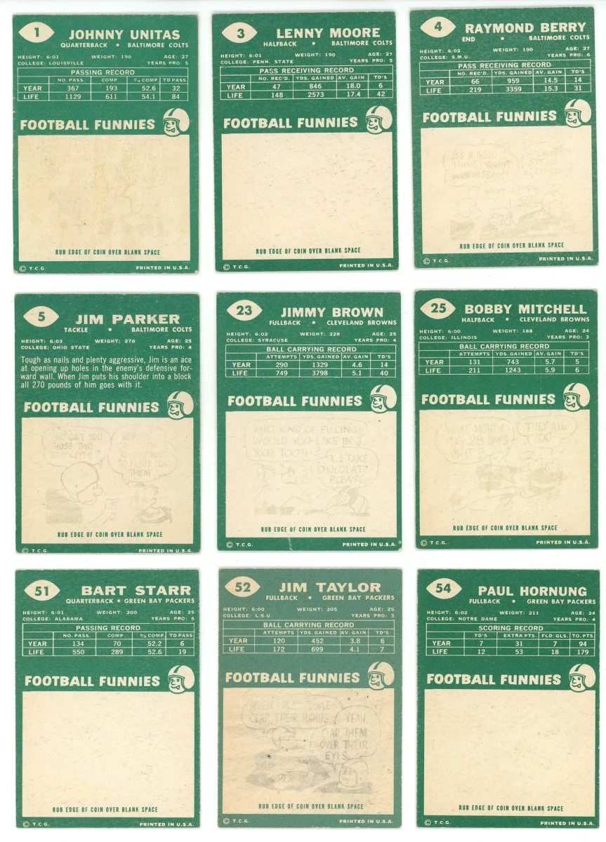 1960 TOPPS FOOTBALL COMPLETE SET BREAK – 4 CARDS PER BOX! 1 HOFER IN EVERY BOX! - Image 3