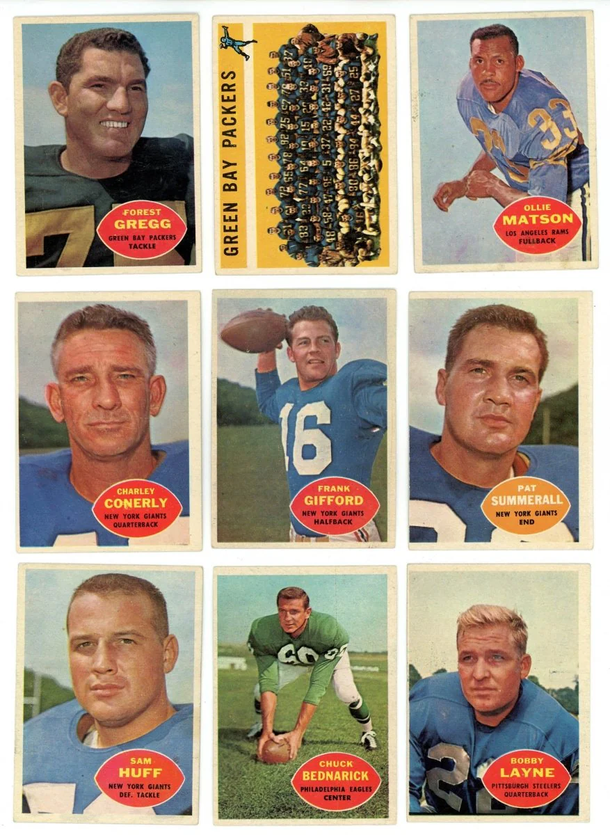1960 TOPPS FOOTBALL COMPLETE SET BREAK – 4 CARDS PER BOX! 1 HOFER IN EVERY BOX! - Image 4