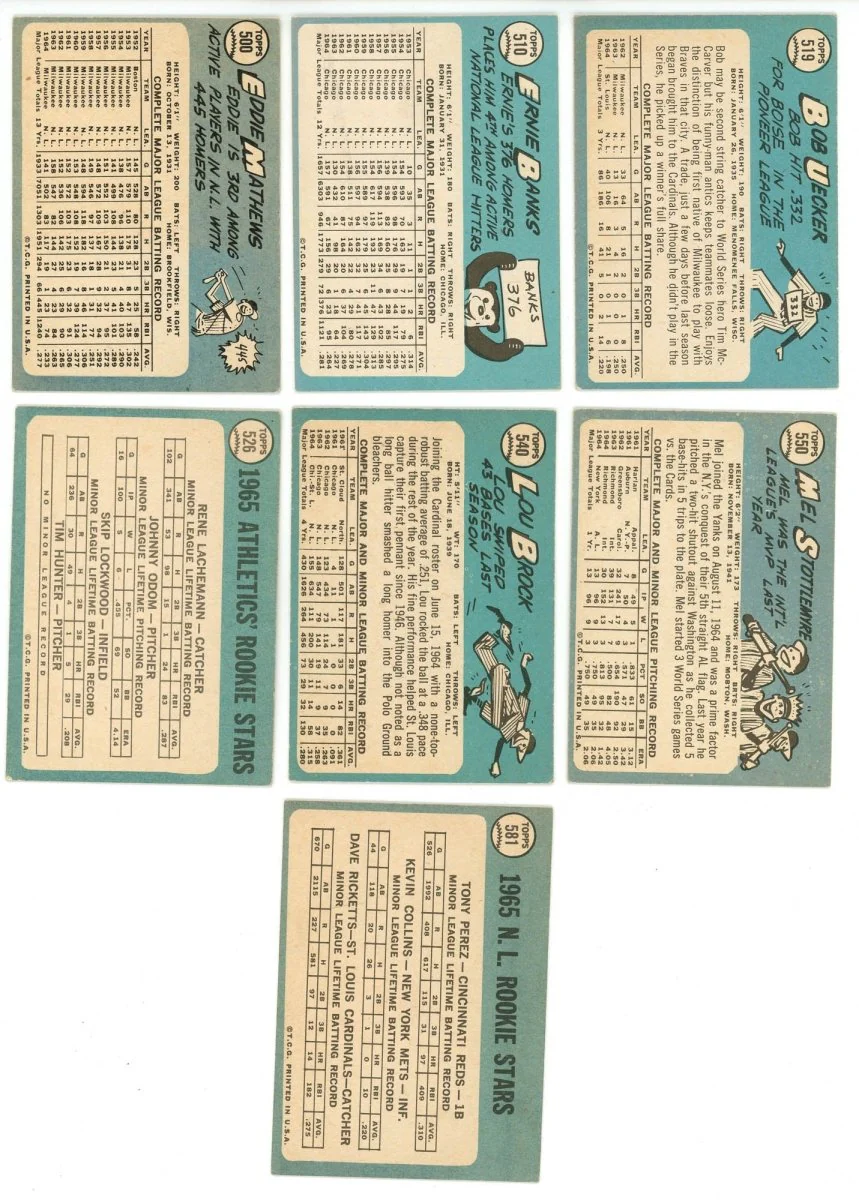 1965 TOPPS BASEBALL COMPLETE SET BREAK - 10 CARDS PER BOX! (1) HOFer & (1-2) High # Cards per box! - Image 11