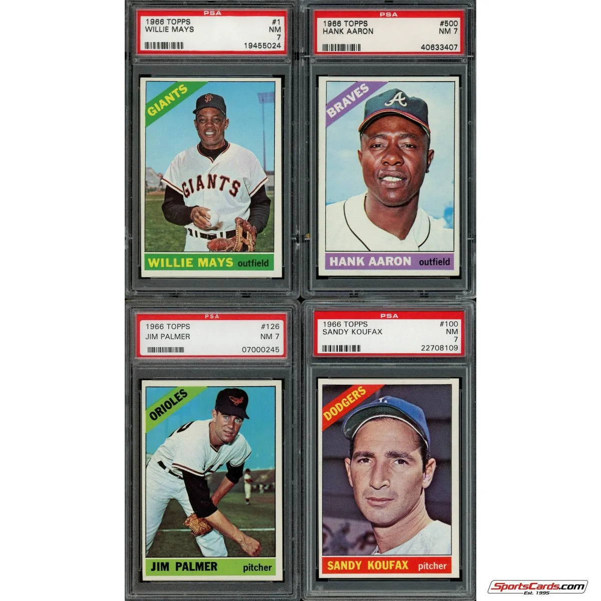 1966 Topps Baseball Complete Graded Set Break - (1) PSA 7 or Better Graded Card Per Box! - Image 2
