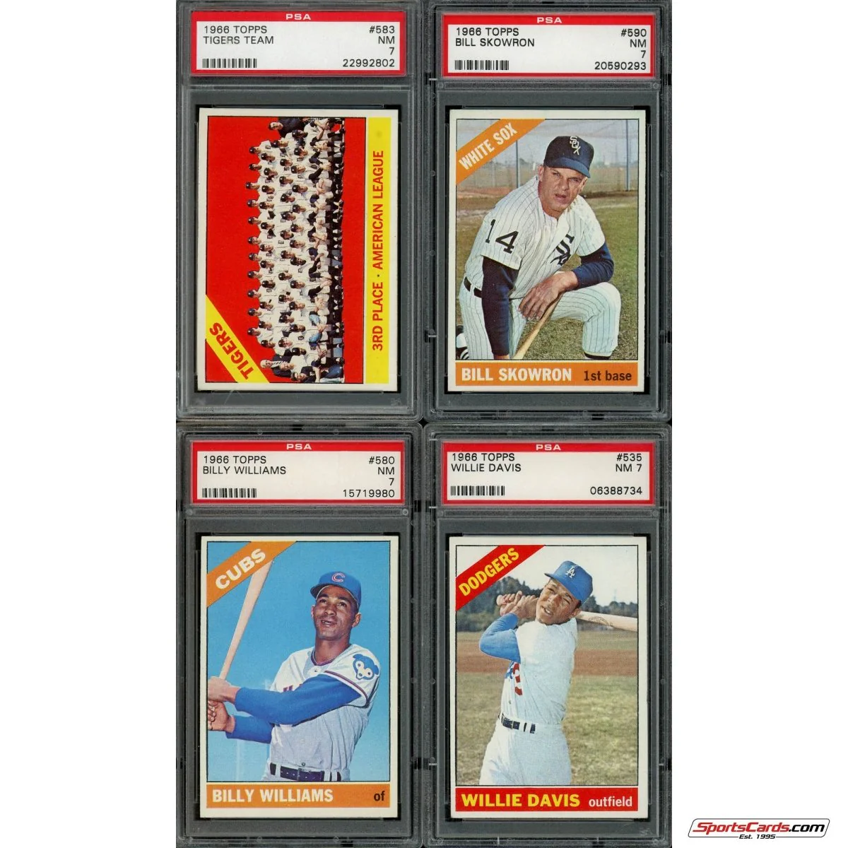 1966 Topps Baseball Complete Graded Set Break - (1) PSA 7 or Better Graded Card Per Box! - Image 4