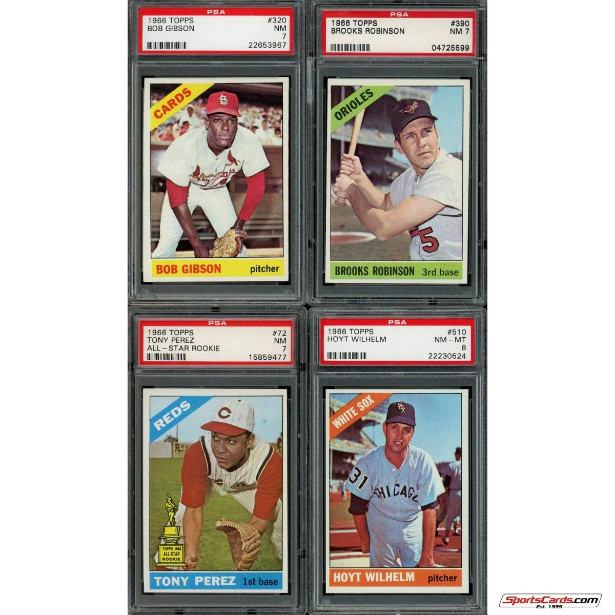 1966 Topps Baseball Complete Graded Set Break - (1) PSA 7 or Better Graded Card Per Box! - Image 7