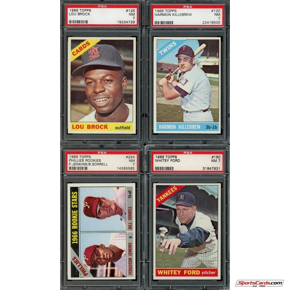 1966 Topps Baseball Complete Graded Set Break - (1) PSA 7 or Better Graded Card Per Box! - Image 9