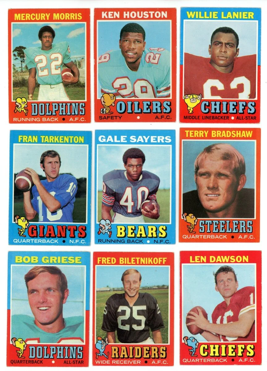 1971 TOPPS FOOTBALL COMPLETE SET BREAK - 10 CARDS PER BOX! - Image 5
