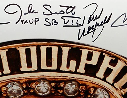 1972 17-0 Perfect Season Autographed 16x20 Super Bowl Ring Photo- JSA W Auth - Image 5