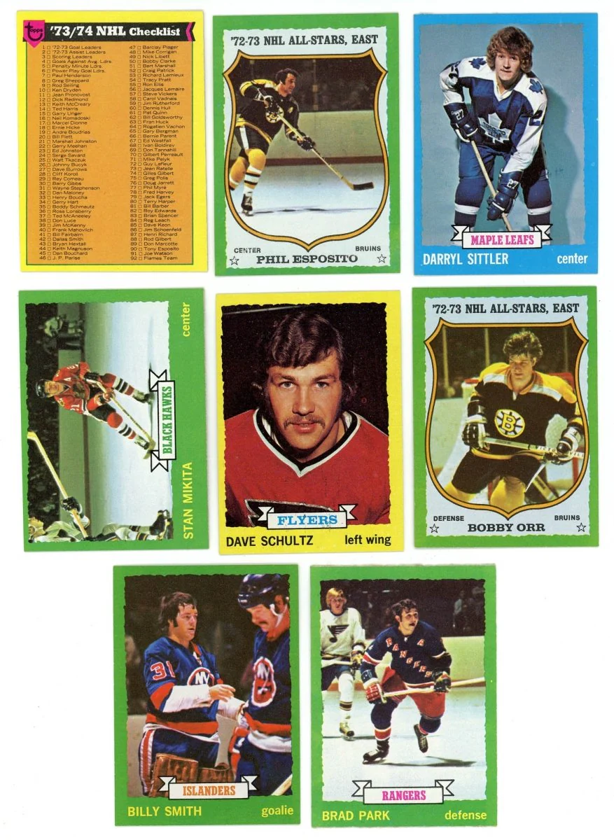 1973-74 TOPPS HOCKEY COMPLETE SET BREAK - 9 CARDS PER BOX! 1-2 HOFERS PER BOX! - Image 4