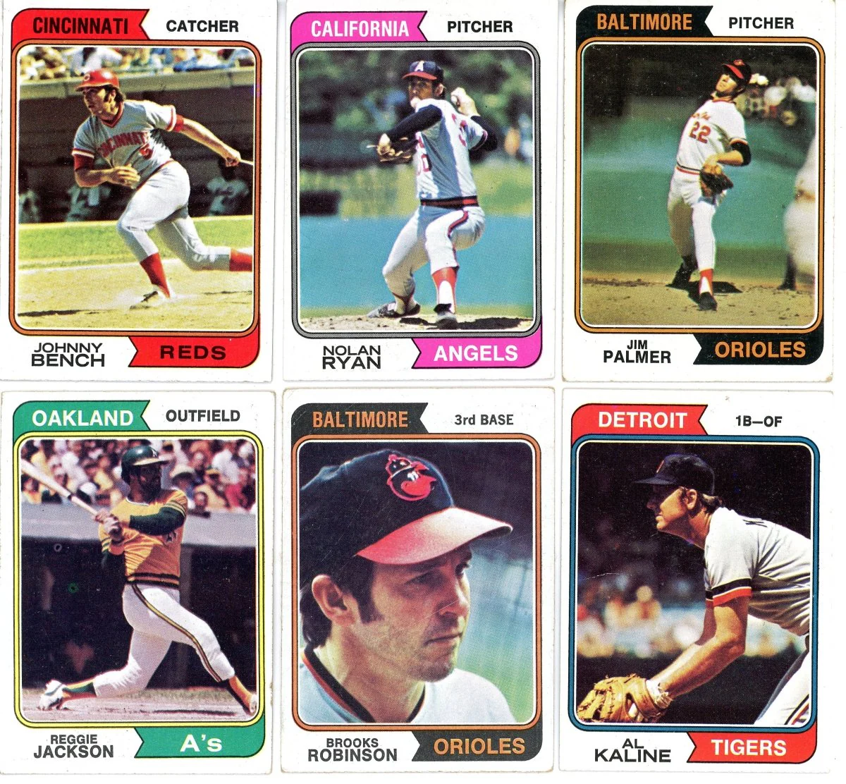 1974 TOPPS BASEBALL COMPLETE SET BREAK - 20 CARDS PER BOX! INCLUDES 1 OR MORE HOFers! - Image 2