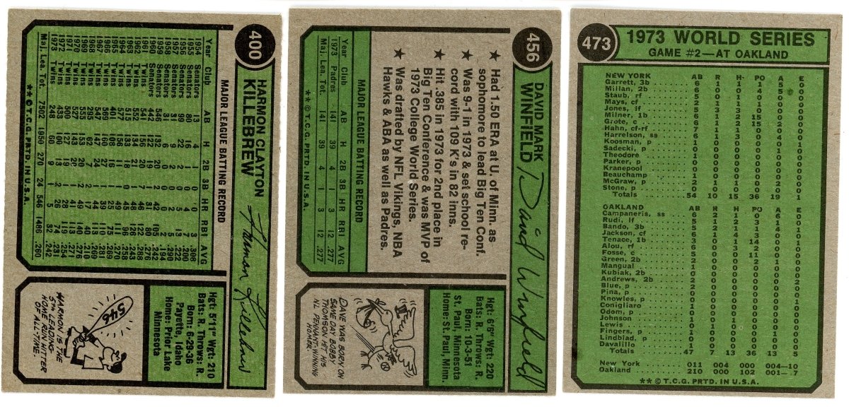 1974 TOPPS BASEBALL COMPLETE SET BREAK - 20 CARDS PER BOX! INCLUDES 1 OR MORE HOFers! - Image 9