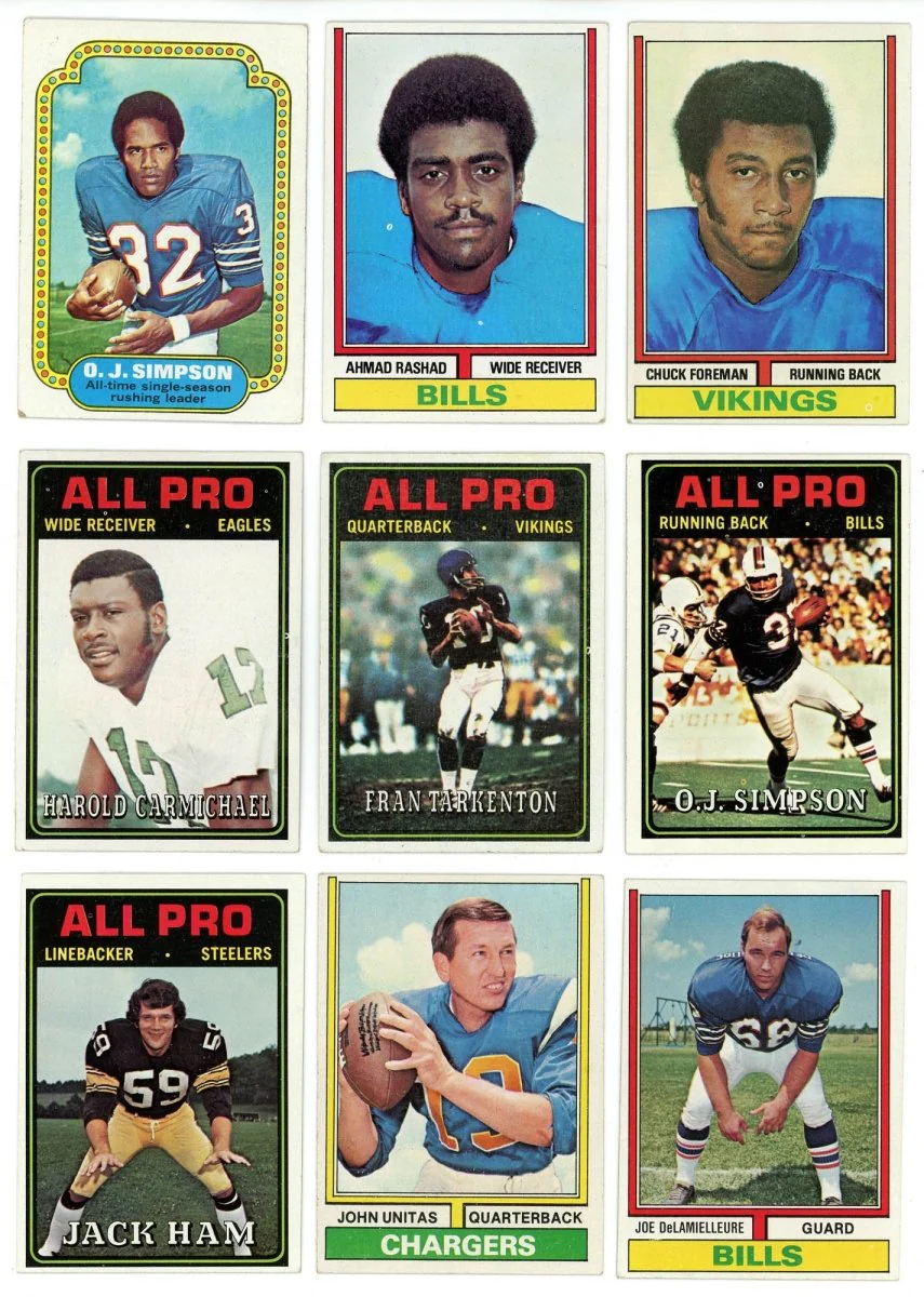 1974 TOPPS FOOTBALL COMPLETE SET BREAK - 18 CARDS PER BOX! 2 HOFERS IN EVERY BOX! - Image 2