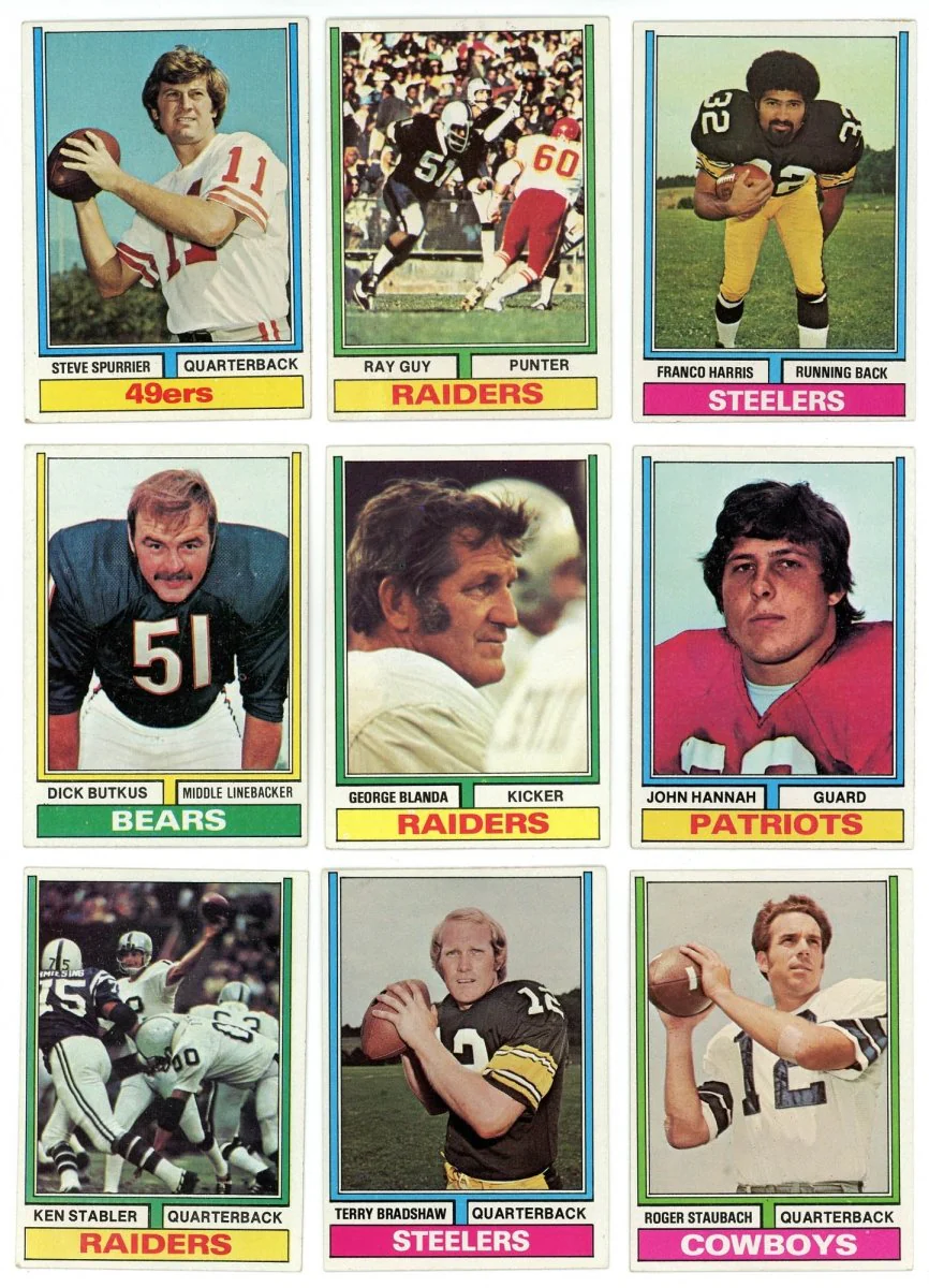 1974 TOPPS FOOTBALL COMPLETE SET BREAK - 18 CARDS PER BOX! 2 HOFERS IN EVERY BOX! - Image 4