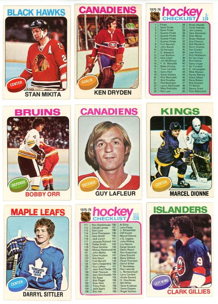 1975-76 O-PEE-CHEE HOCKEY COMPLETE SET BREAK - 17 CARDS PER BOX! 2 HOFERS PER BOX! - Image 2
