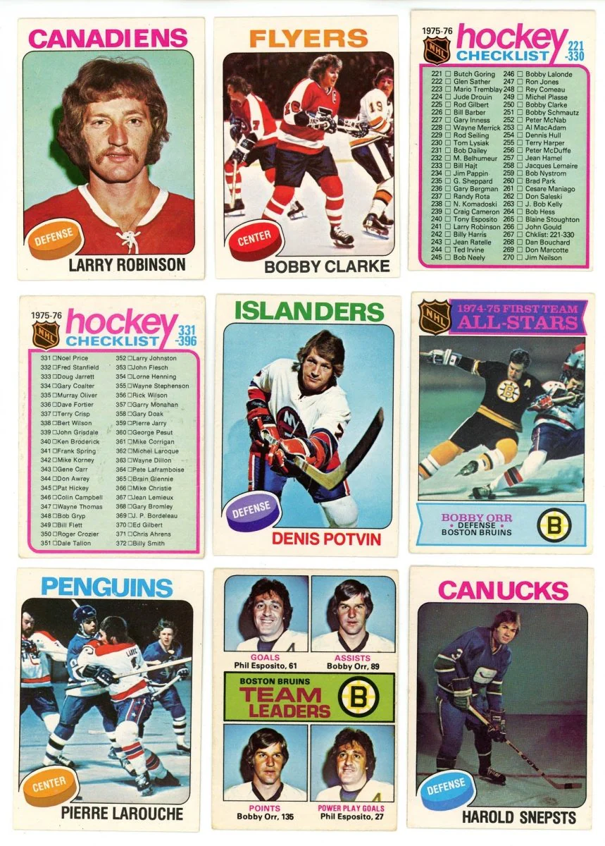 1975-76 O-PEE-CHEE HOCKEY COMPLETE SET BREAK - 17 CARDS PER BOX! 2 HOFERS PER BOX! - Image 4