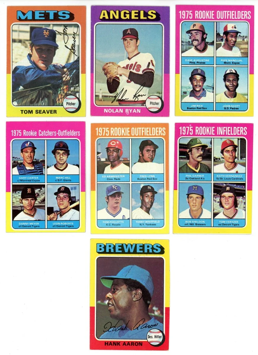 1975 TOPPS BASEBALL COMPLETE SET BREAK - 15 CARDS PER BOX! INCLUDES 1 OR MORE HOFER! - Image 6