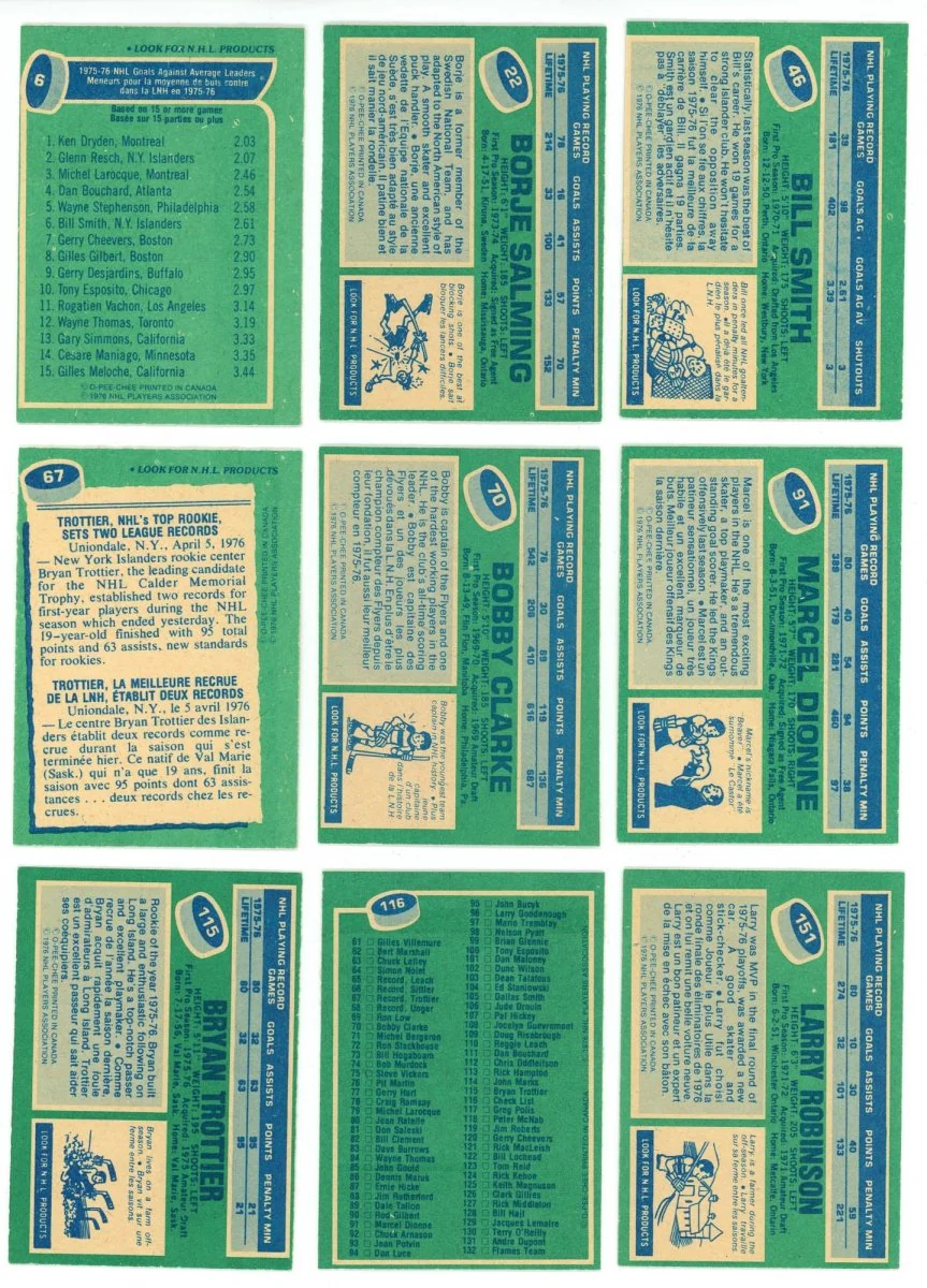 1976-77 O-PEE-CHEE HOCKEY COMPLETE SET BREAK - 15 CARDS PER BOX! 2 HOFERS PER BOX! - Image 3