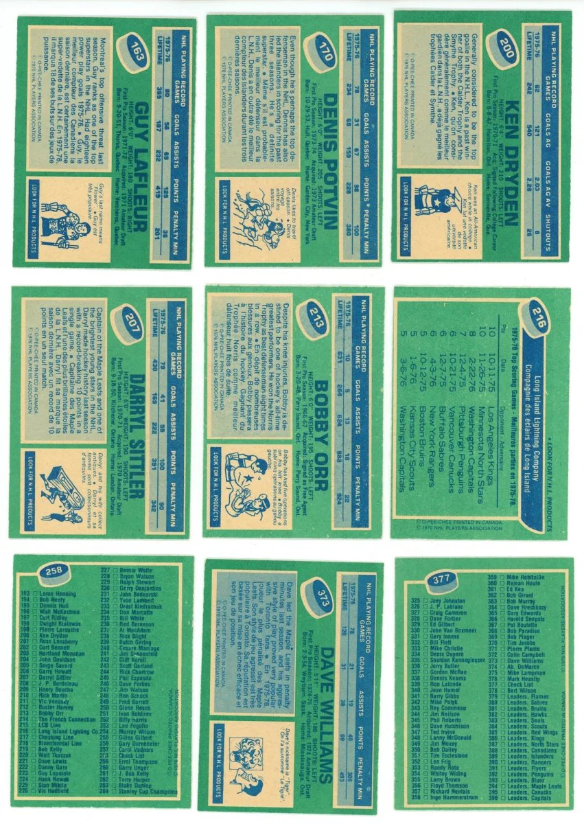 1976-77 O-PEE-CHEE HOCKEY COMPLETE SET BREAK - 15 CARDS PER BOX! 2 HOFERS PER BOX! - Image 5