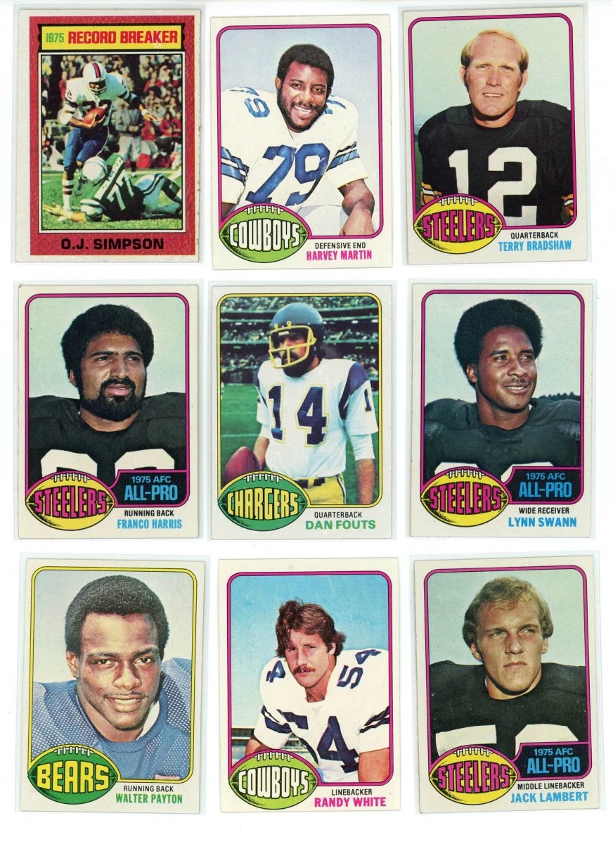 1976 TOPPS FOOTBALL COMPLETE SET BREAK - 17 CARDS PER BOX! (2) HOFERS PER BOX! - Image 2