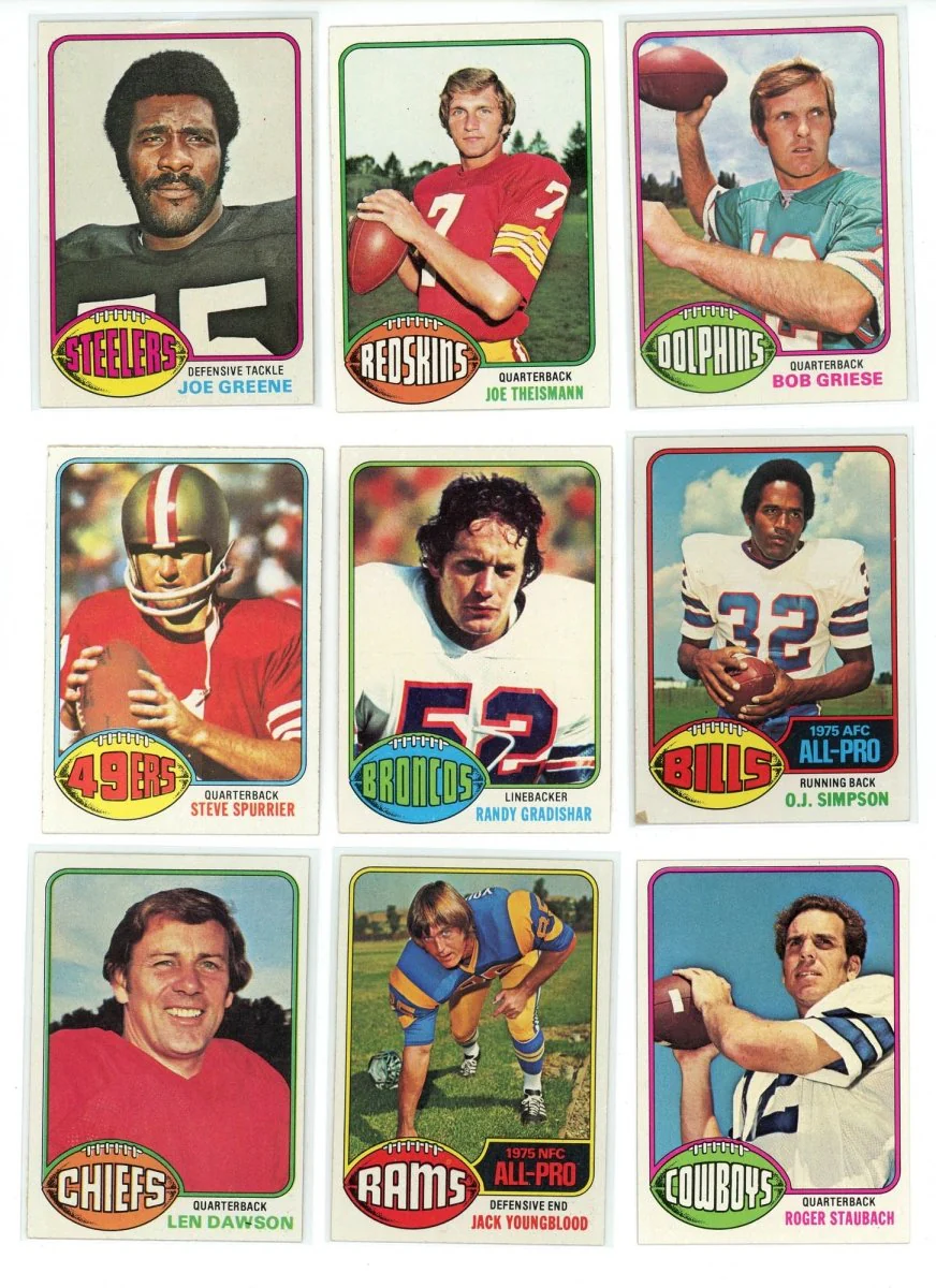 1976 TOPPS FOOTBALL COMPLETE SET BREAK - 17 CARDS PER BOX! (2) HOFERS PER BOX! - Image 3