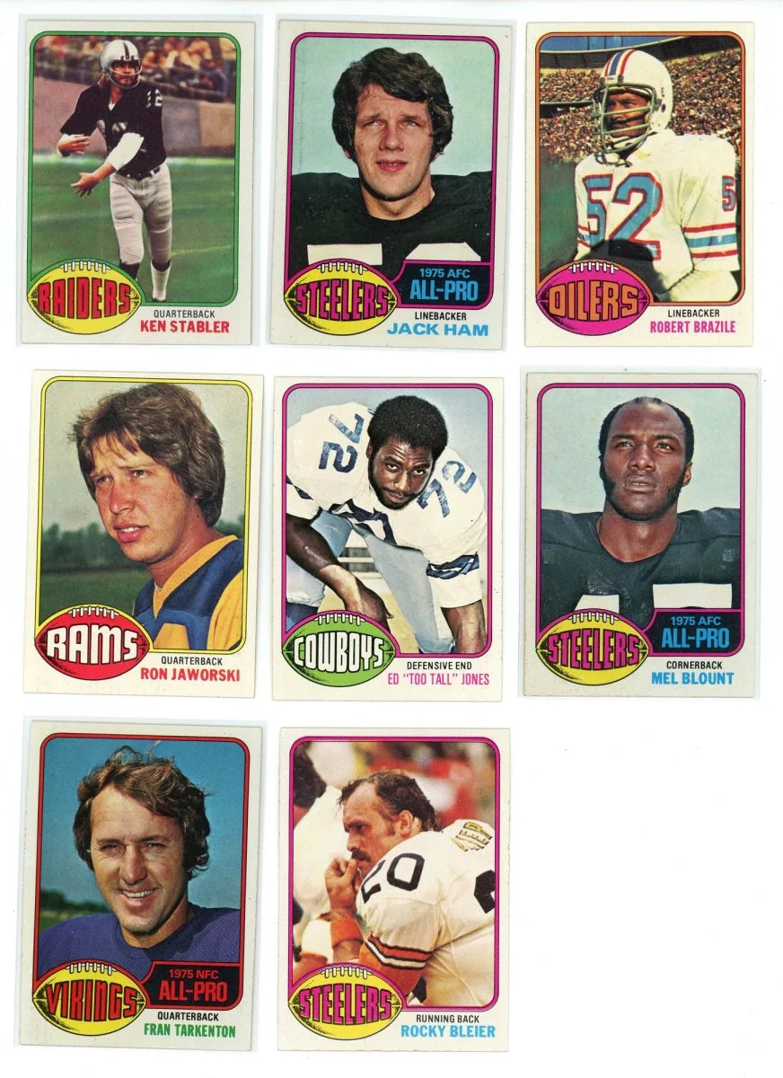 1976 TOPPS FOOTBALL COMPLETE SET BREAK - 17 CARDS PER BOX! (2) HOFERS PER BOX! - Image 4