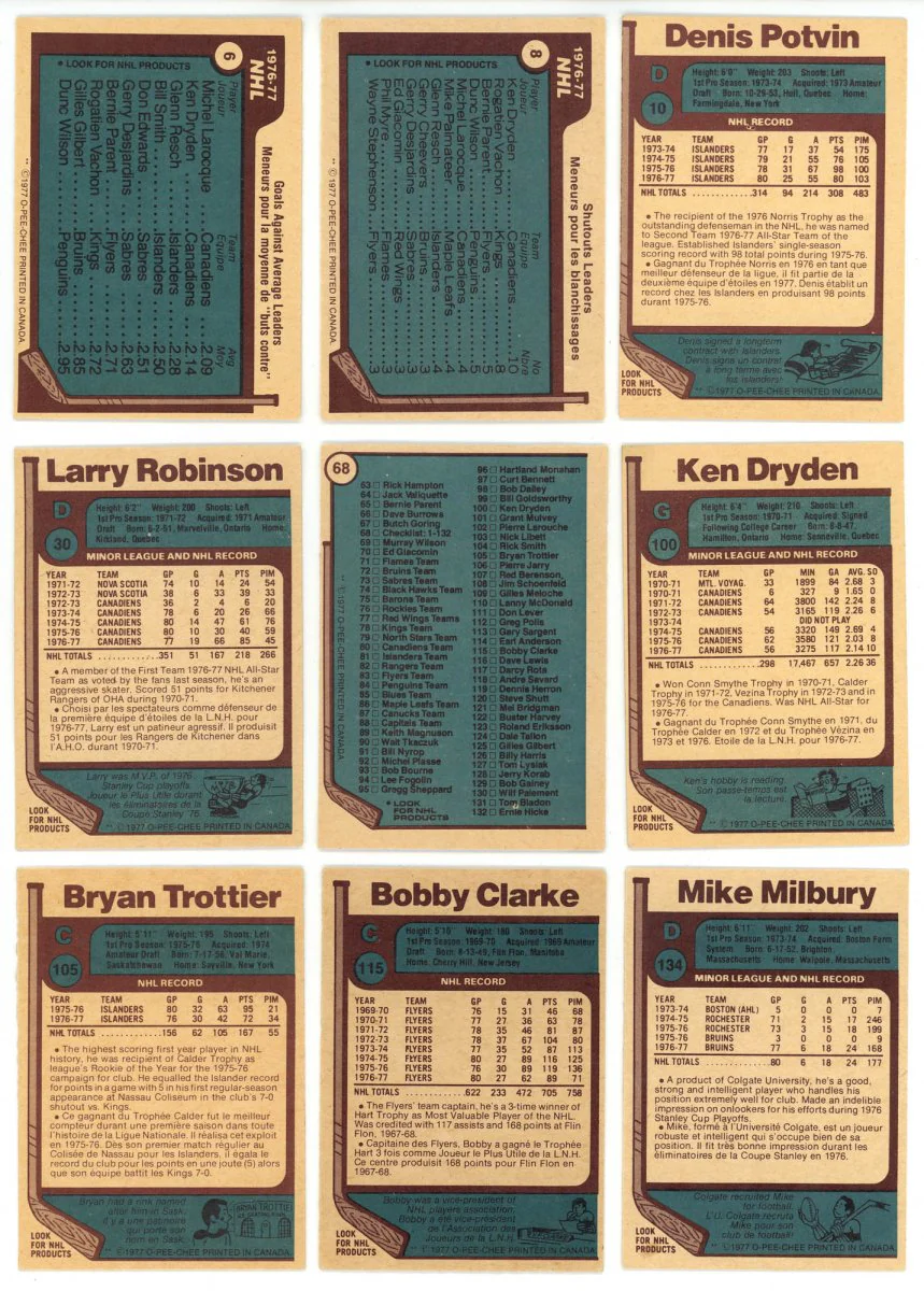 1977-78 O-PEE-CHEE HOCKEY COMPLETE SET BREAK - 18 CARDS PER BOX! 2 HOFERS PER BOX! - Image 3