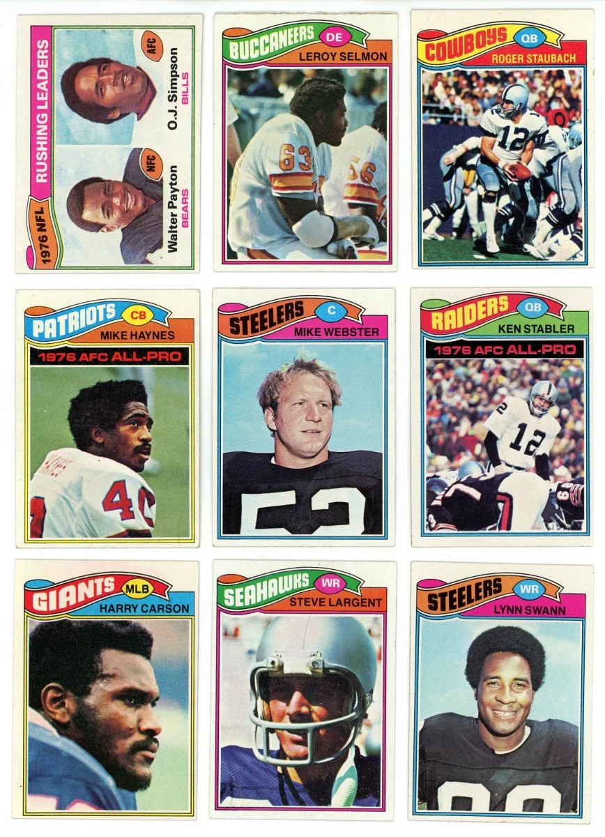 1977 TOPPS FOOTBALL COMPLETE SET BREAK - 19 CARDS PER BOX! 2 HOFERS PER BOX! - Image 2