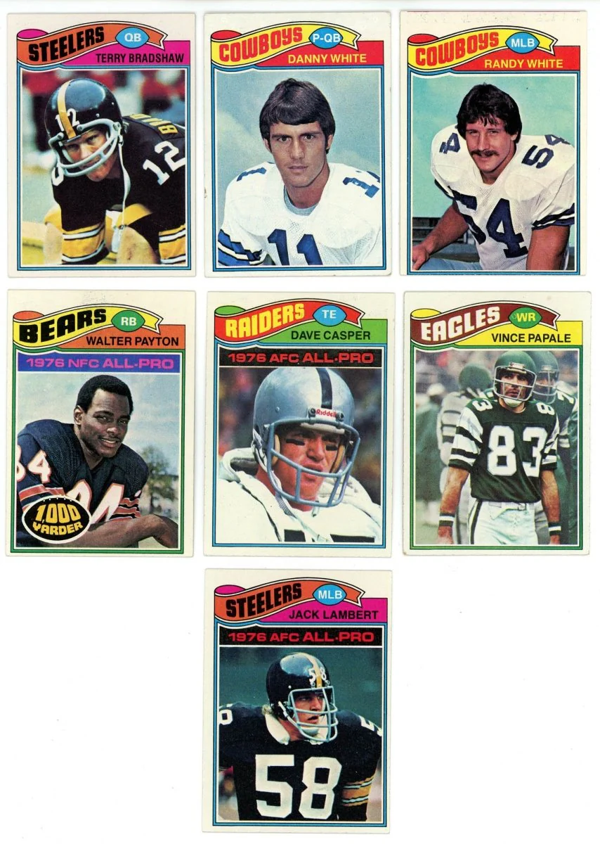 1977 TOPPS FOOTBALL COMPLETE SET BREAK - 19 CARDS PER BOX! 2 HOFERS PER BOX! - Image 4