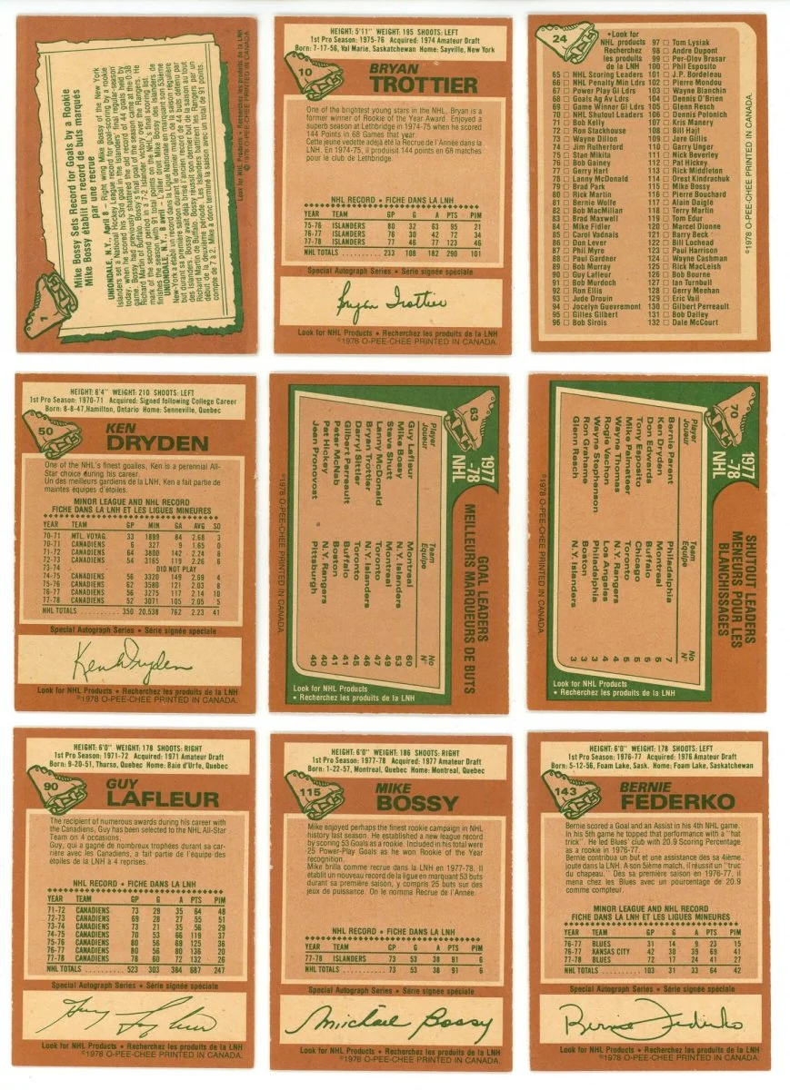 1978-79 O-PEE-CHEE HOCKEY COMPLETE SET BREAK - 15 CARDS PER BOX! 2 HOFERS PER BOX! - Image 3