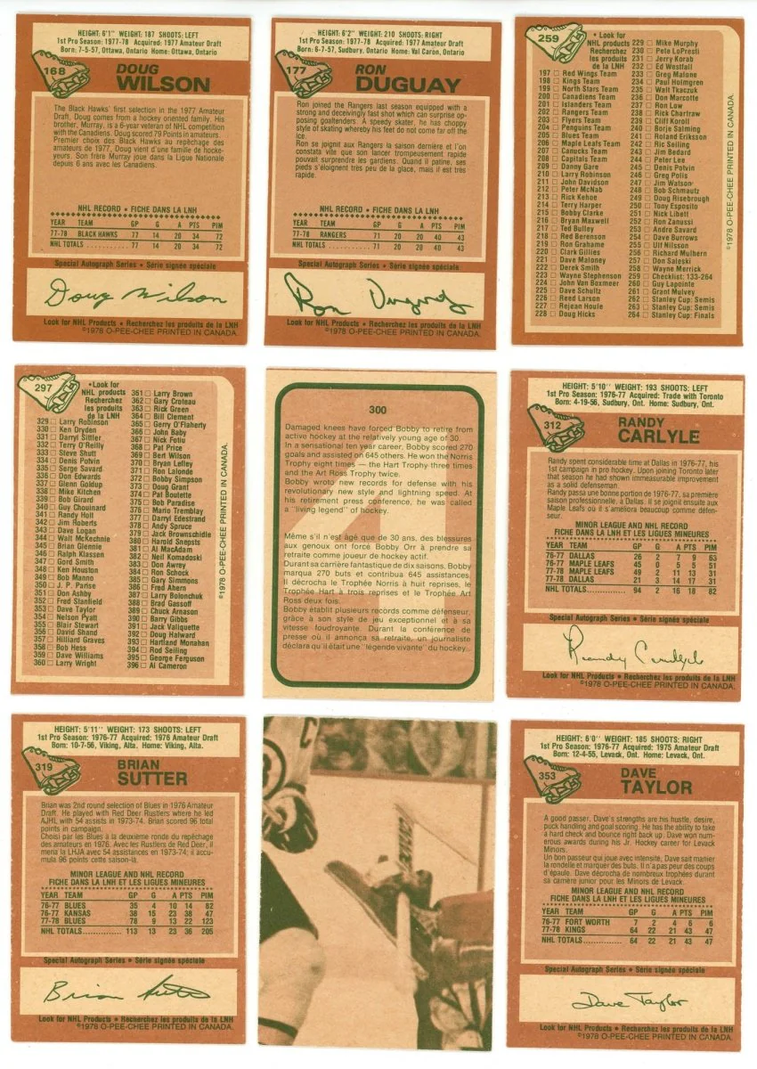 1978-79 O-PEE-CHEE HOCKEY COMPLETE SET BREAK - 15 CARDS PER BOX! 2 HOFERS PER BOX! - Image 5