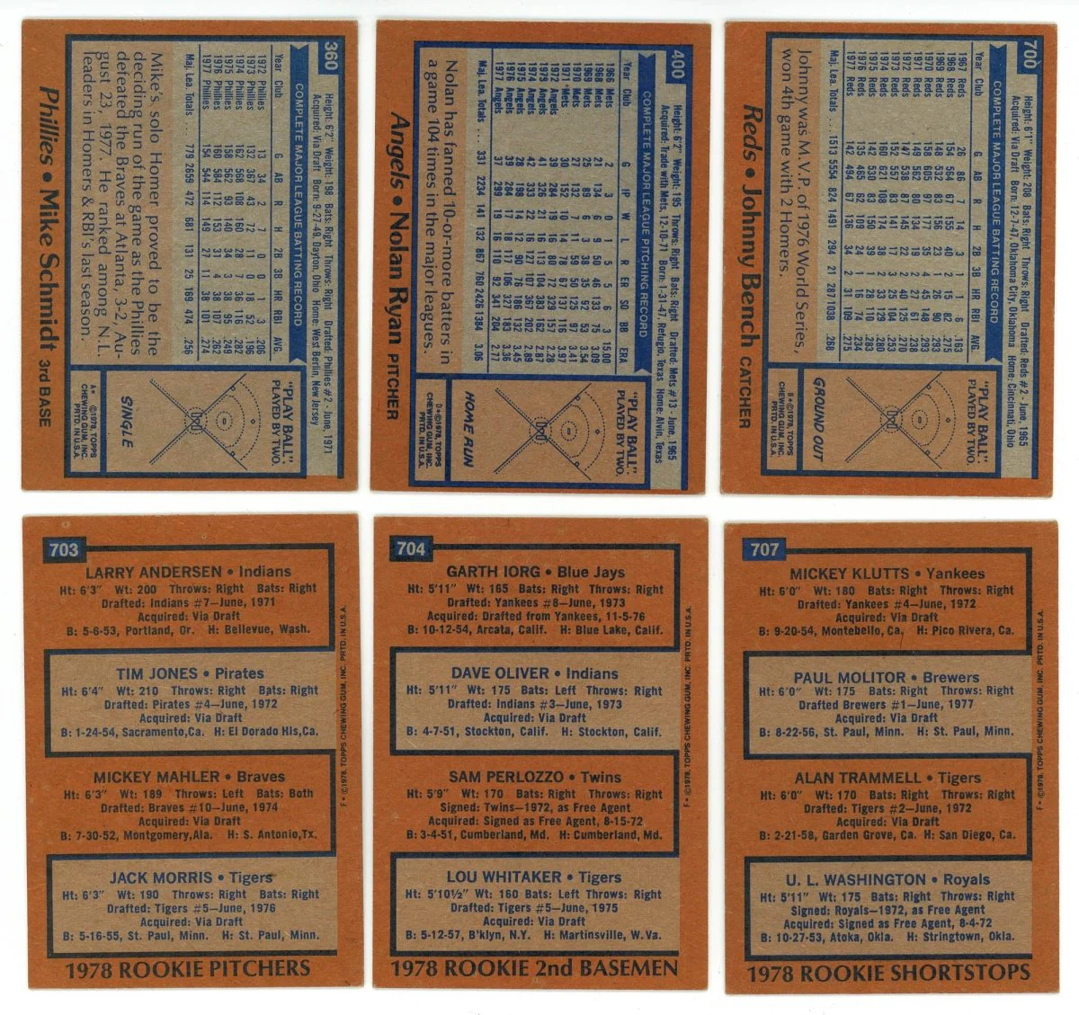 1978 TOPPS BASEBALL COMPLETE SET BREAK - 25 CARDS PER BOX! 2 HOFERs IN EACH BOX! - Image 5