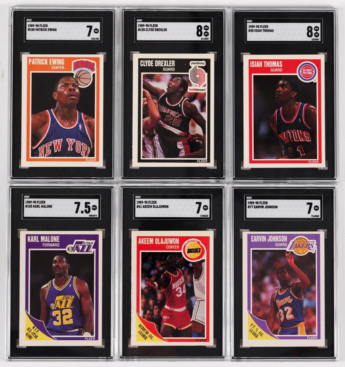 1986-87 to 1989-90 Fleer Basketball Multi-Set Break – 4 Graded Cards per Box! - Image 11