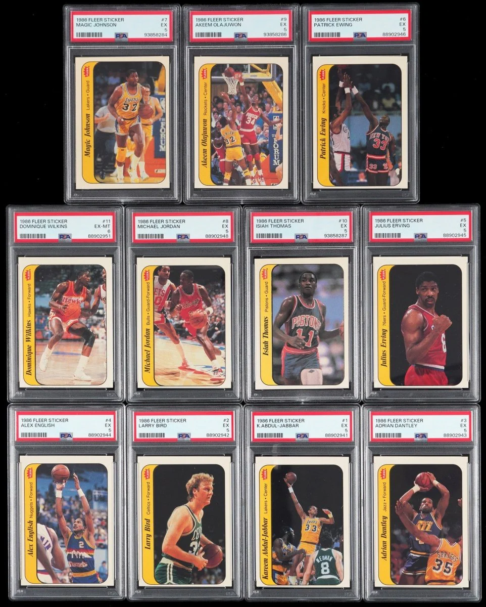 1986-87 to 1989-90 Fleer Basketball Multi-Set Break – 4 Graded Cards per Box! - Image 5