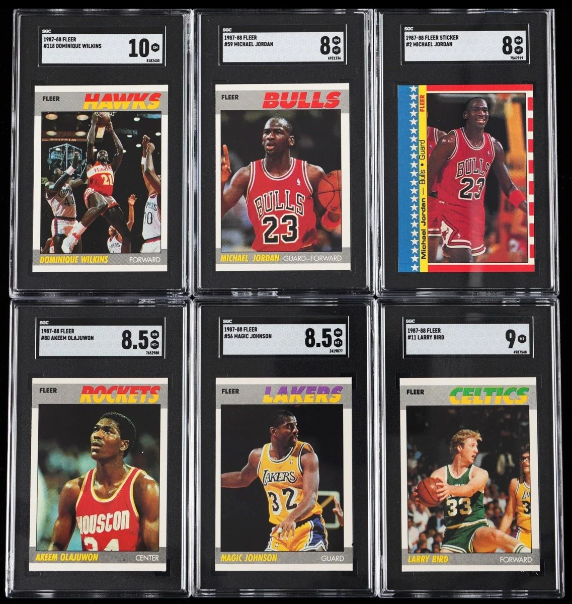 1986-87 to 1989-90 Fleer Basketball Multi-Set Break – 4 Graded Cards per Box! - Image 6