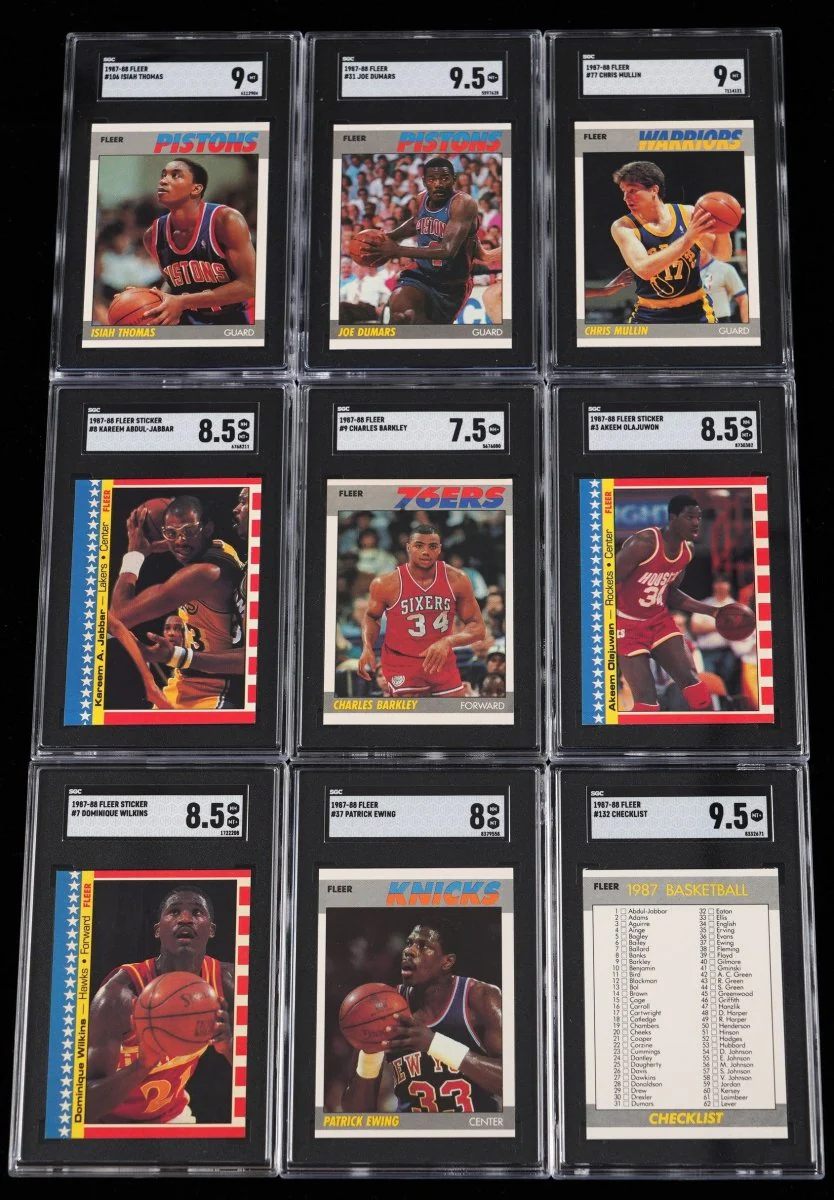 1986-87 to 1989-90 Fleer Basketball Multi-Set Break – 4 Graded Cards per Box! - Image 7