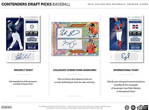 2018 Panini Contenders Draft Picks Collegiate Baseball Hobby Box - Image 2