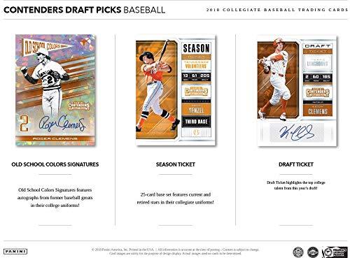 2018 Panini Contenders Draft Picks Collegiate Baseball Hobby Box - Image 4