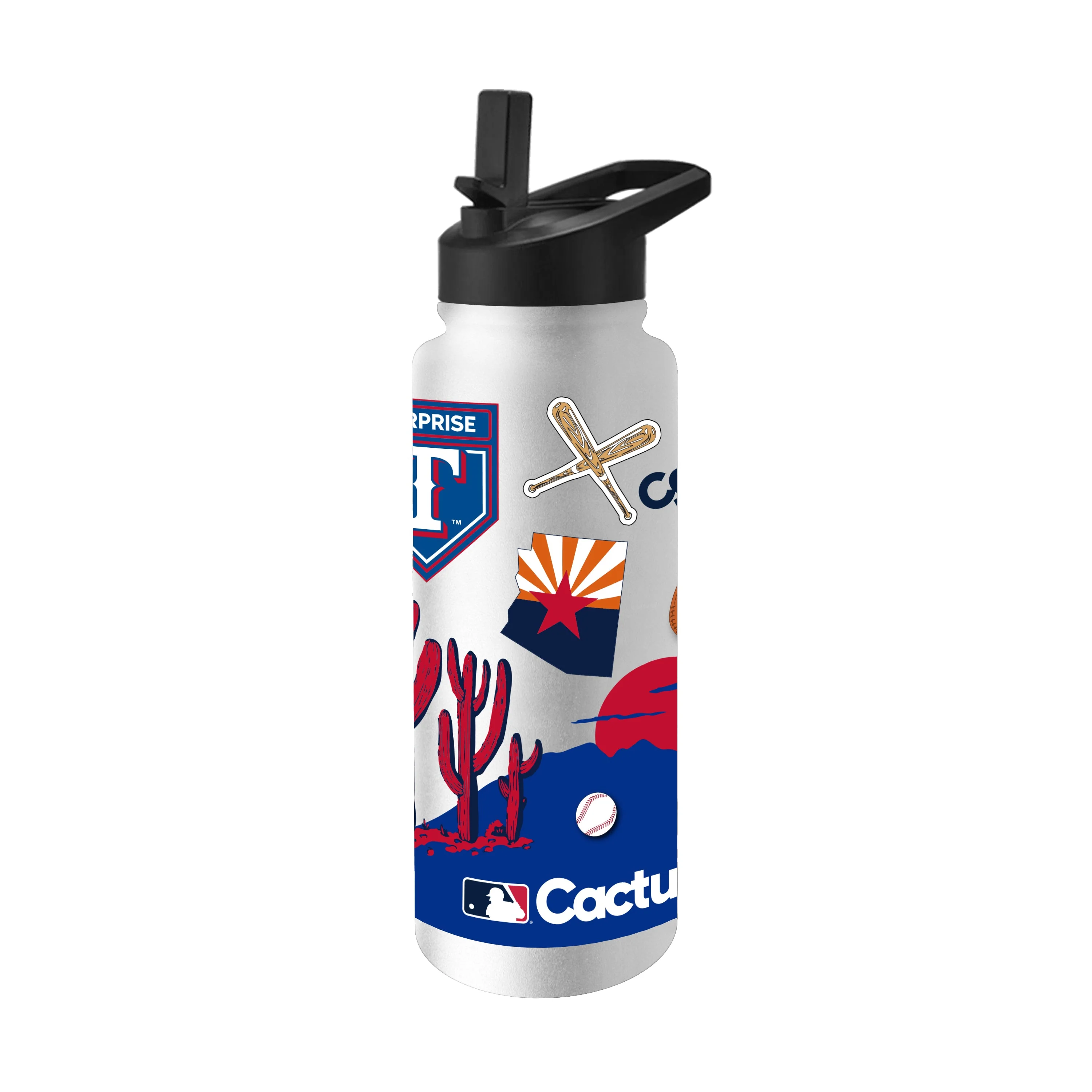 2024 TX Rangers Cactus League 34oz Native Quencher Bottle