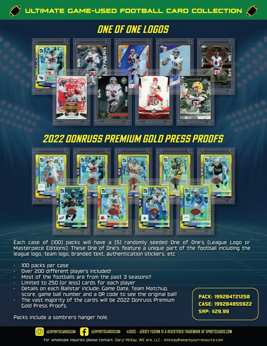 2025 BALL STAR FUSION - FOOTBALL EDITION - (1) BALL STAR FUSION PER PACK! - Image 4