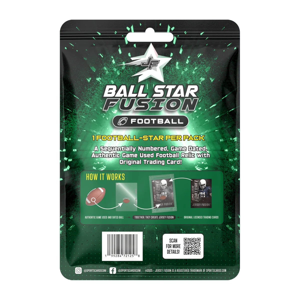 2025 BALL STAR FUSION - FOOTBALL EDITION - CASE (100 PACKS) - Image 3