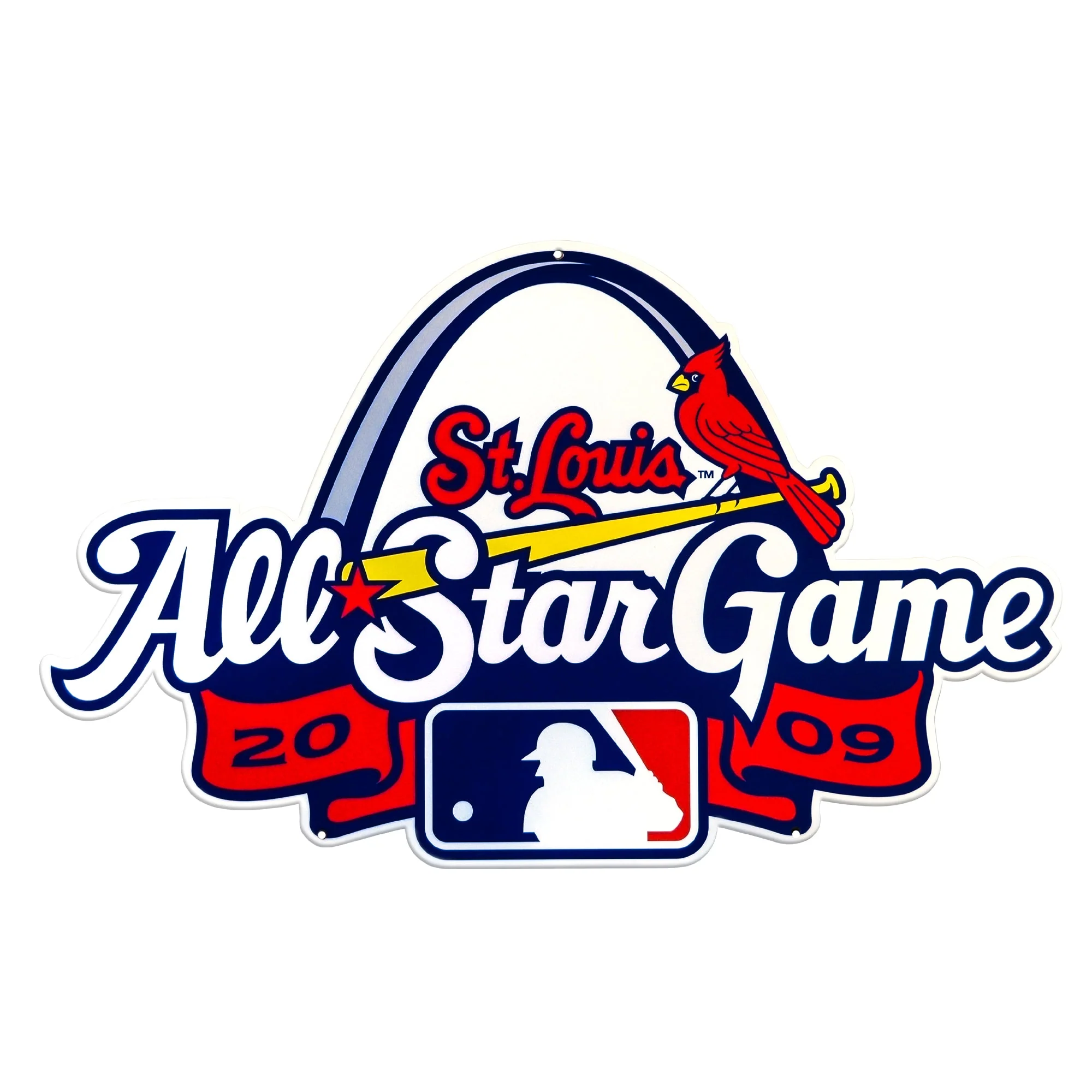 St. Louis Cardinals - All Star 24" Statement Size Steel Laser Cut Sign