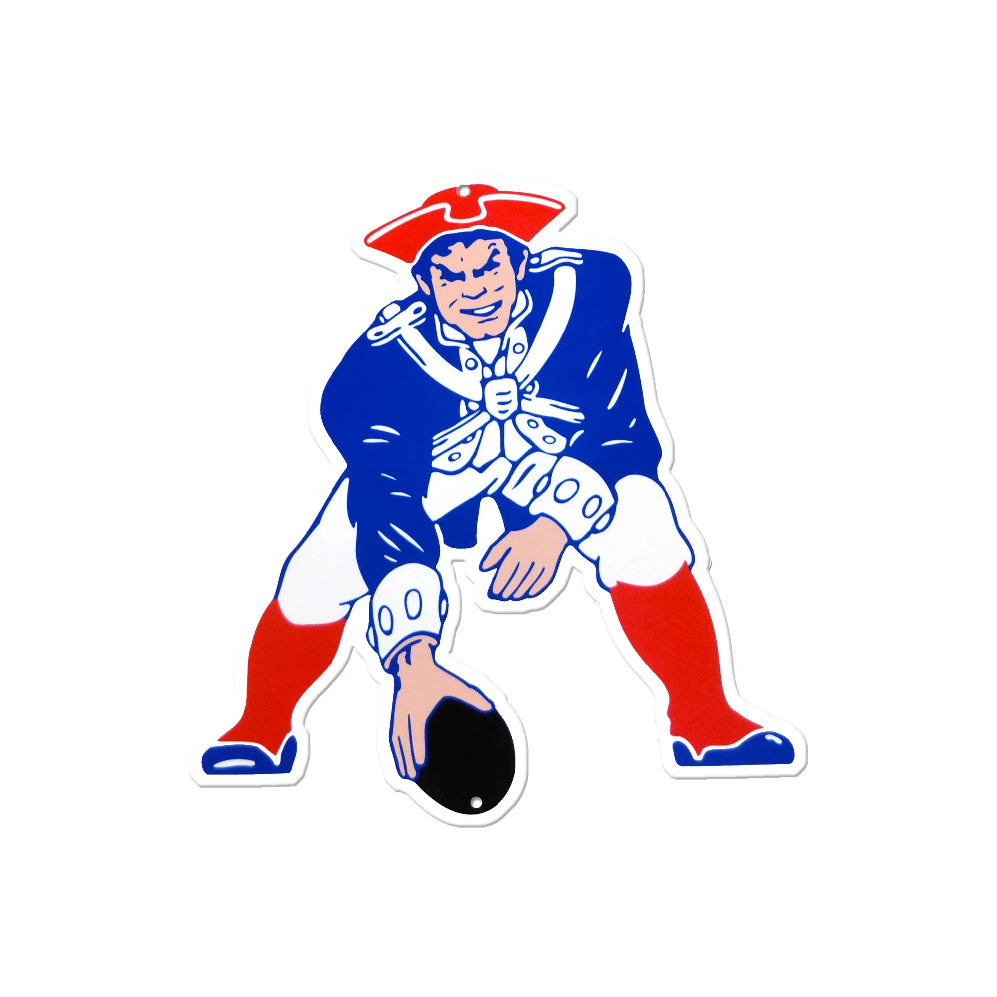 New England Patriots - Vintage Logo 20-24" Statement Size Steel Laser Cut Sign