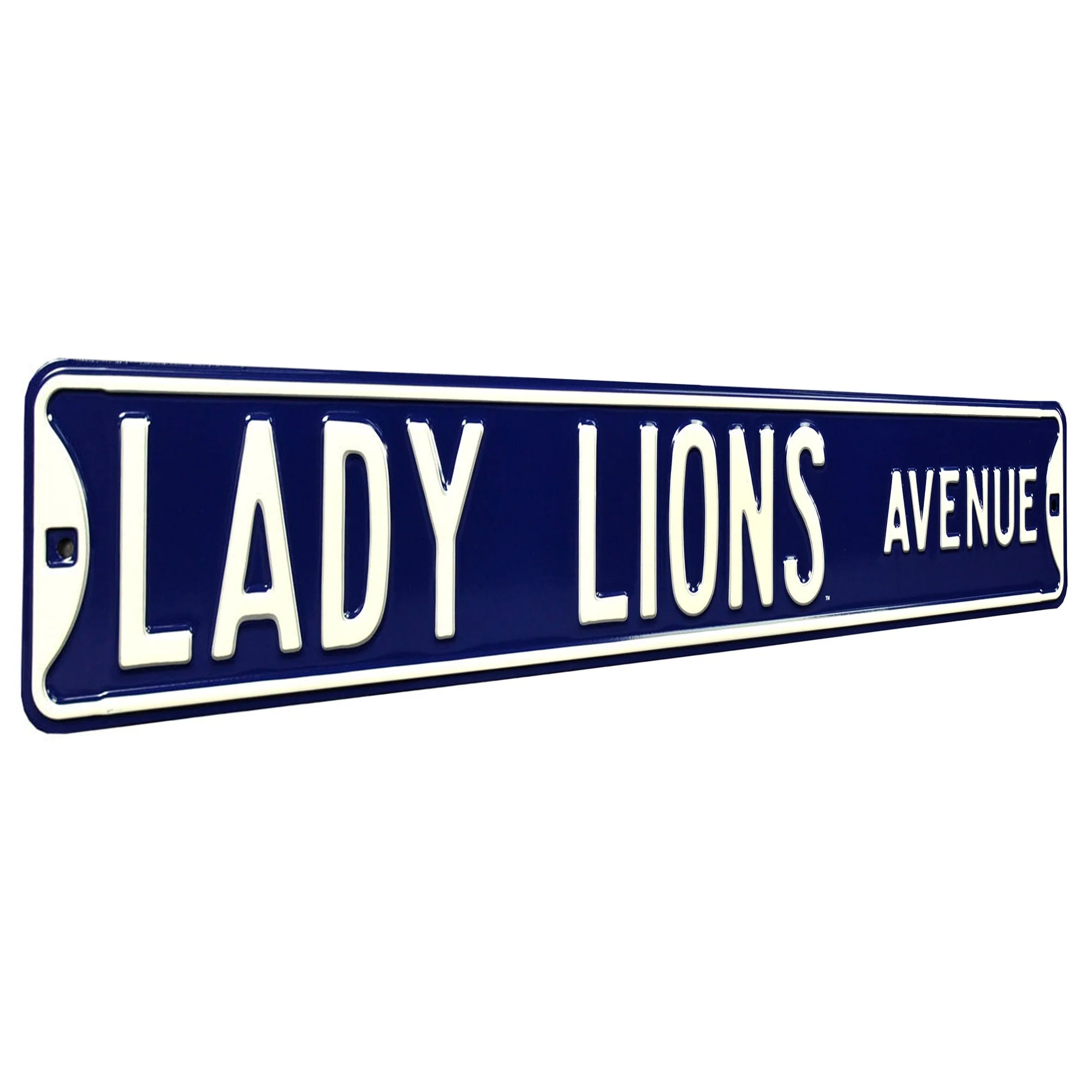 Penn State Nittany Lions - LADY LIONS AVENUE - Embossed Steel Street Sign