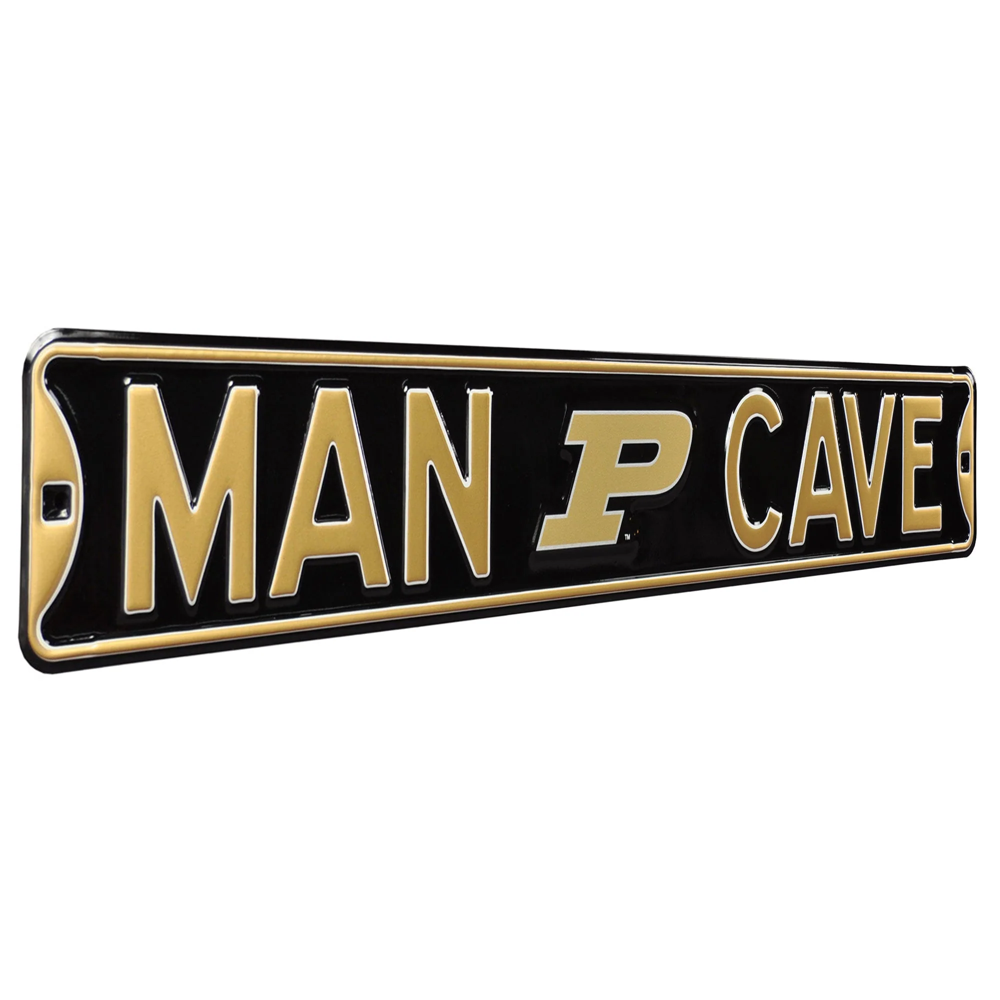 Purdue Boilermakers - MAN CAVE - Embossed Steel Street Sign