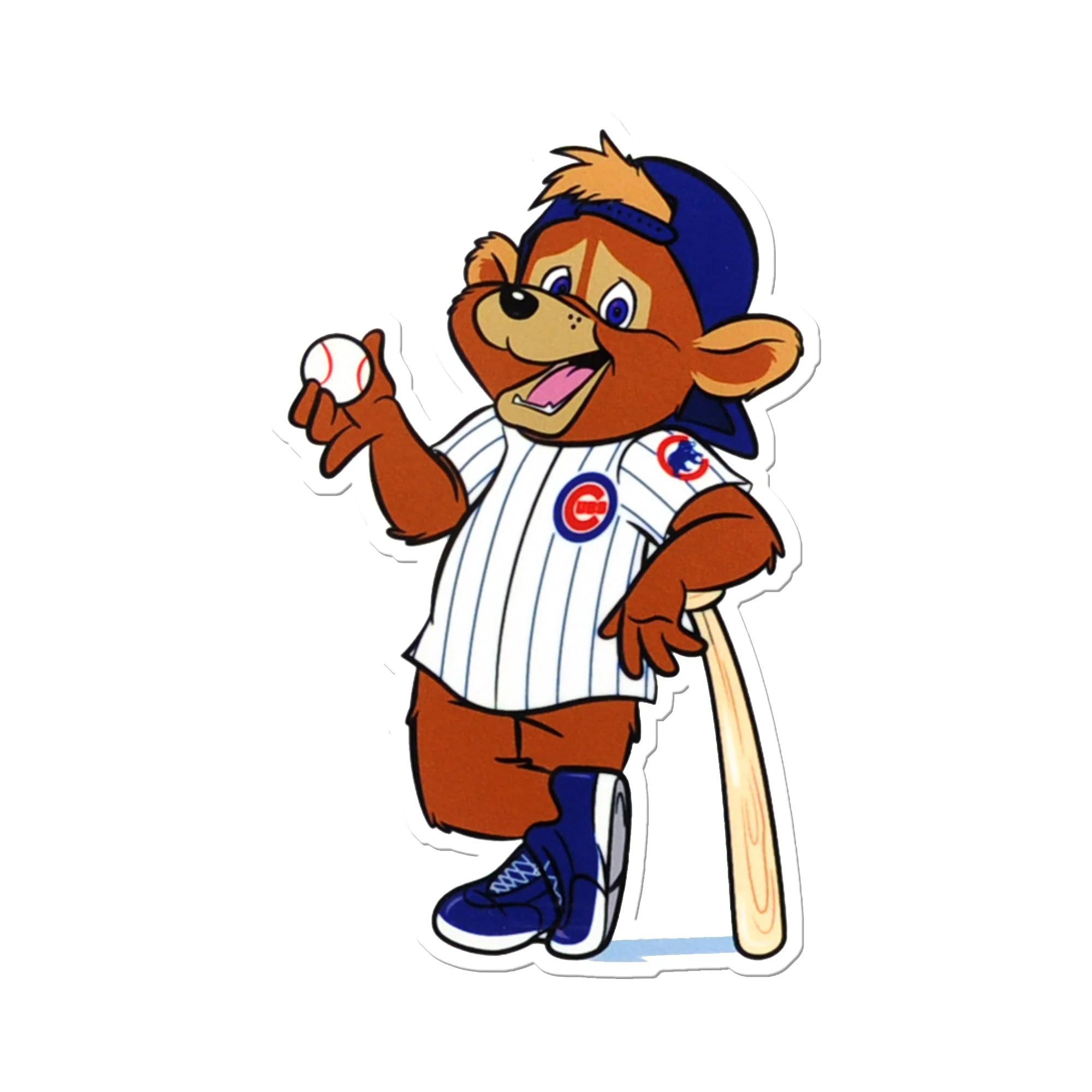 Chicago Cubs - Clark Leaning on Bat Steel Super Magnet