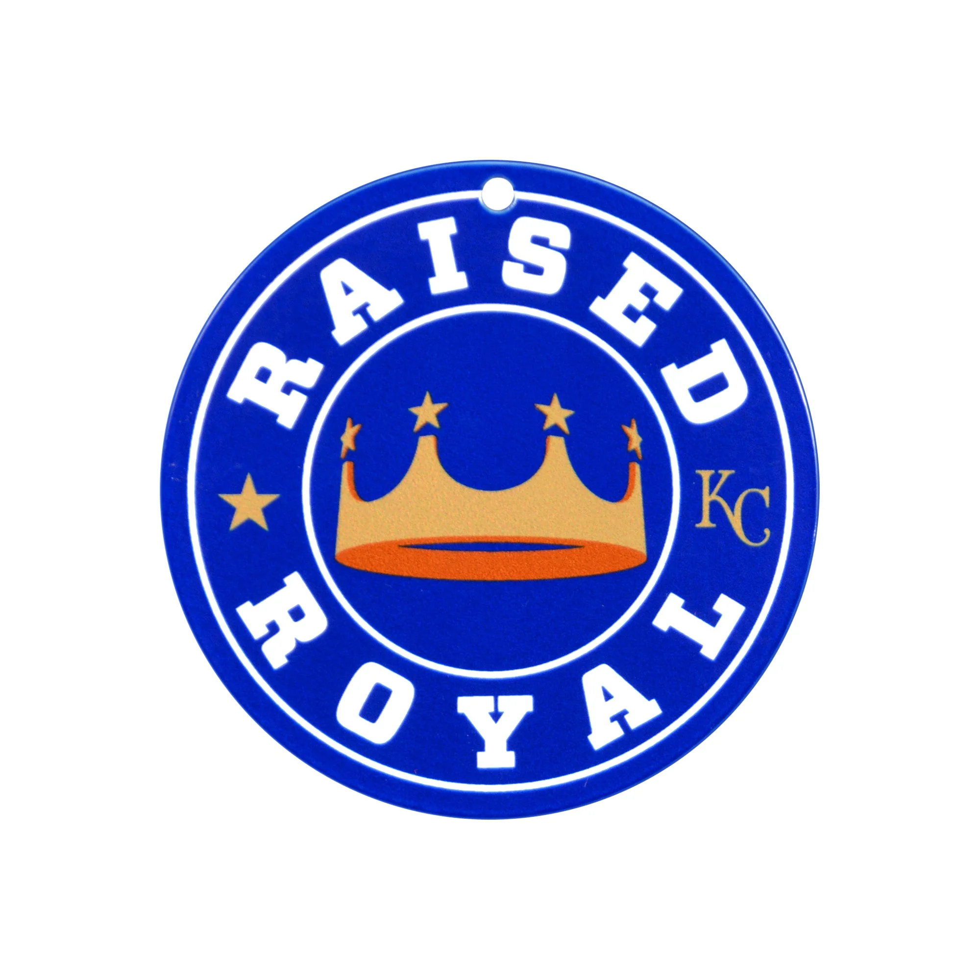Kansas City Royals - Raised Royal Steel Super Magnet